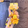 Llavero Baimao Original Serie Vida Festiva Dragón de Leche para Mujer, Colgante de Muñeca Exquisita de Dibujos Animados con Cuentas Original