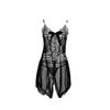 Sopa nocturna comercio exterior europeo y americano talla grande malla transparente sexy para mujer pijama sexy traje de vestido lencería sexy tentación