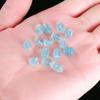 Jingdian Jewelry Natural Aquamarine Pixiu tamanho pequeno Acessórios de Escultura DIY Único Furo Passante Acessórios de Cristal Semiacabados
