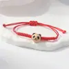 Pulsera Trenzada de Cuerda de Cera Estilo Chino de Panda de Moda, Lindo Dibujo Animado de Totoro, Pareja Estudiante, Joyería de Panda para Zona Turística, Suministro al por Mayor
