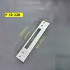 Placa de pestillo de puerta, Placa guía de puerta interior, Placa de cerradura de puerta de dormitorio, Placa de acero para marco de puerta, Juego de cerradura, Tope de puerta, Accesorios para tope de puerta