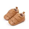 Zapatos para Bebé de Goma Suave en Suela, Estilo Británico, Casual, Huecos, Antideslizantes, de Cuero, Novedad Primavera y Otoño
