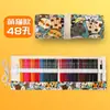 Estuche de Lona Colorido con 72 Ranuras, Gran Capacidad, Multifuncional, Estuche de Lápices para Dibujo Lindo y Sencillo, Almacenamiento Enrollable para Bolígrafos