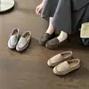Mocasines Negros Versátiles de Gama Alta Estilo Británico para Primavera/Verano 2026, Zapatos de Piel de Moda para Combinar con Faldas