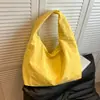 Bolsa grande de cor sólida, elegante e casual, para mulheres, novo estilo 2026, bolsa de ombro, bolsa tote para o dia a dia, bolsa de ombro da moda