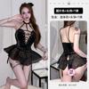 Amor Como Sexo Lencería Sexy Encanto de Medianoche Lindo Lazo de Corbata con Lazo para Niña Camisón de Malla 5902