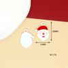 Tinta spray decorações de Natal acessórios para joias DIY pacote de materiais de pingente de sino do Papai Noel comércio exterior Atacado