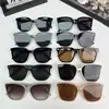 2025 nuevos gafas de sol gm negras populares coreanas para hombre y mujer montura generosa
