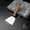 Espátula Teppanyaki de Aço Inoxidável, Espátula de Cozinha, Espátula para Bife e Hambúrguer, Espátula para Panqueca de Mão, Espátula de Panqueca