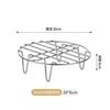 Rejilla de vapor de acero inoxidable 304, resistente al agua, para uso doméstico, para cocinar arroz, huevos, bollos, verduras