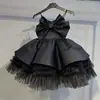 Vestido Negro de Niña Transfronterizo Vestido de Show con Tirantes Vestido de Princesa Fiesta de Cumpleaños Infantil Estilismo para Fotos Falda Tutú