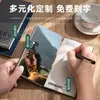 Cuaderno pequeño A6 bloc de notas de bolsillo diario de oficina de negocios engrosado personalizado portátil cuaderno A6