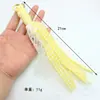 Bolsa de Juguete de Cuerda de Cinta de Malla Creativa Colorida Colgante Móvil Cuerda Colgante Decoración Colgante Moda Hecha a Mano Tejido de Dopamina