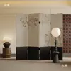 Divisória de Tela Usada para Fundo de Sofá na Sala de Estar, Escritório, Quarto, Sala de Casa, Dobrável, Móvel, Nova Decoração Estilo Chinês