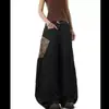 Jeans patchwork xadrez retro americano com barra curva para homens, novo estilo primavera e outono, calça versátil de perna larga estilo de rua único