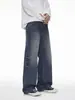 Ropa para Hombre Maple House / Nuevo Otoño Jeans Retro Americano para Hombre Sueltos Rectos Pierna Ancha Línea A Pantalones para Hombre