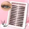 Pestañas postizas populares japonesas y coreanas DL, las más vendidas transfronterizas, pestañas 3D de racimo único, salvajes y voluminosas, agrandan los ojos
