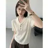 Suéter Corto de Punto Trenzado Estilo Coreano Diseño Verano 2026 Adelgazante Temperamento Versátil Top de Moda