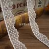 S2025# encaje elástico encaje 2.7cm mujer DIY hecho a mano ropa interior cuello encaje elástico poliamida