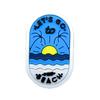 Série Praia de Verão Tamanco Acessórios DIY Charms de Sapato de Borracha Macia Pvc Acessórios para Bolsa de Praia Ornamentos de Flores Fivelas de Sapato de Jardim