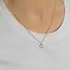 Amazon Transfronterizo Nuevo Collar Colgante Corazón Cruzado Curvo Joyería de Moda Personalizada Regalo de Vacaciones para Mujeres