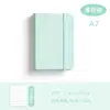 Mini Caderno A7 Pequeno Portátil Bloco de Notas Macaron Caderno de Bolso Caderno de Couro Grosso Impermeável