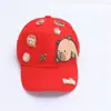Boné de beisebol infantil, chapéu fofo de capivara de desenho animado para bebê, novo boné de bico de pato, chapéu de outono para crianças