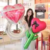 520 Anillo de Diamante Corazón Día de San Valentín Globo Lazo Corazón Flor Globo de Papel de Aluminio Decoraciones para Fiesta de Propuesta Confesión