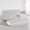 Funda de almohada de seda helada de verano, sensación fresca, funda de almohada viscoelástica para niños, tapete de almohada fresco, funda de almohada de látex de frijol tailandés para adultos
