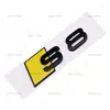 Aplicable a Audi S3 S4 S5 S6 S7 S8 logotipo deportivo serie S desplazamiento modificado etiqueta de galvanoplastia del logotipo trasero