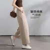 Nuevos Pantalones de Algodón y Lino Verdes Estilo Globo para Mujer 2026, Estilo Delgado de Verano, Pantalones Anchos para Mujer Petite, Pantalones Casuales Sueltos Frescos de Nueve Cuartos
