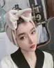 Faixa de Cabelo de Celebridade da Internet com Laço Gigante, Faixa de Cabelo de Lã com Aba Larga Estilo Ins para Outono e Inverno, Adequada para Usar na Rua ou como Acessório de Cabelo para Lavar o Rosto