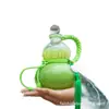 Botella de Calabaza de Vidrio Personalizada Transfronteriza de Amazon 500ml Botella Creativa Retro para Vino de Frutas con Cuerda Botella Dispensadora de Bebidas