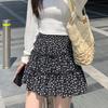 Minissaia Floral Retrô Coreana 25 Anos Nova Cintura Alta Versátil Estilo Suave Linha A Look Emagrecedor Doce e Descolada Saia Bolo