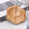 Placa de exhibición de pulsera de madera maciza transfronteriza, plato de exhibición para accesorios, plato de exhibición de péndulo con cuentas, exhibidor de pulsera de joyería, paleta de madera