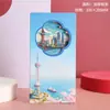 Escultura em Papel Relevo Recortada em 3D Caderno Atração Personalizada Check-In Comemorativo Empresa Cultural e Criativa Caderno Personalizado Cultural e Criativo