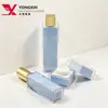 Venta al por mayor del fabricante Botella cuadrada de acrílico de 100 ml para loción 50 g Botella de doble capa para crema Material de embalaje de alto valor para el cuidado de la piel