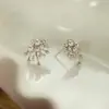 Momento BrilhanteBrincos de Pérola Roxo Rosa Manta Clipe de Orelha Espiral para Mulheres Sem Orelhas Furadas Brincos Céu Estrelado