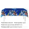 Novo Universo de Desenhos Animados da Amazon Festa de Robôs Suprimentos Decoração de Aniversário Infantil Prato de Papel Guardanapo Bandeira de Puxar Toalha de Mesa