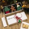 Caja de Regalo de Vela de Aromaterapia Navideña Traje Regalo Regalo de Navidad Vela de Modelado Creativo Decoración para el Hogar Fragancia
