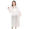 Capa de chuva espessa não descartável masculina e feminina longa transparente para atividades ao ar livre, passeios, caminhadas, poncho portátil impermeável de EVA Novo