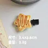 Pinzas para el pelo de juguete de comida famosas en internet estilo un yuan, accesorios para el pelo de niños, accesorios para el pelo lindos populares al por mayor para puestos y mercados nocturnos, frutas de dibujos animados