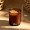 Velas aromáticas personalizadas sin humo para San Valentín, regalos de cumpleaños, vasos de vidrio esmerilado multicolor, fragancia para decoración del hogar