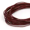 Corda Redonda de Couro Sintético DIY Pulseira de Corda Elástica Colar Material para Joias Lanyard de Boneca Acessórios Corda de Pingente Pequeno