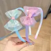 Joyería Infantil Transfronteriza Estilo Coreano Lindo Adorno para la Cabeza Diadema de Mariposa para Niñas Accesorios para el Cabello Diadema de Flor en la Cabeza para Bebé Bebé Niña