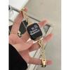 Adequado para Apple Watch 8 Apple iWatch 9 Watch com Corrente de Metal em Forma de V com Diamantes 7se Fragrância Avançada