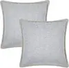 Fronha de Algodão e Linho Colorida com Borda Estilo Normcore Popular da Amazon Fronha para Decoração de Sofá de Sala de Estar Casa