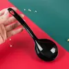 Cuchara grande de plástico desechable para servir con mango largo para llevar, avena y olla caliente