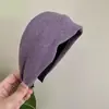 Diadema de Terciopelo con Ala Ancha Otoño Invierno para Mujer, Estilo Retro Suave, Diadema Alta para la Parte Superior de la Cabeza, Temperamento Versátil, Pinza para el Cabello que No Ahoga, Accesorios para el Cabello