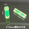 1000 piezas con envío gratis, nivel mini, nivel de burbuja cilíndrico para marcos de fotos, nivel de burbuja, regla de nivel
